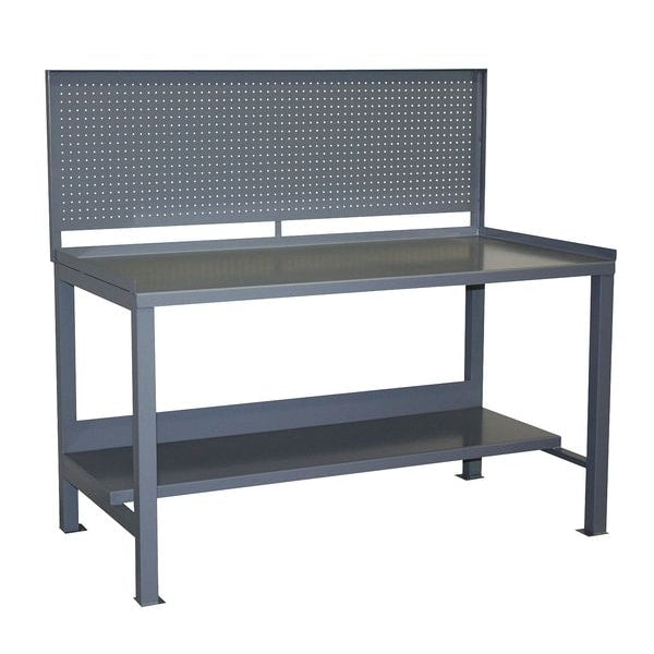 Heavy Duty Fixed Work Bench, Steel, 60