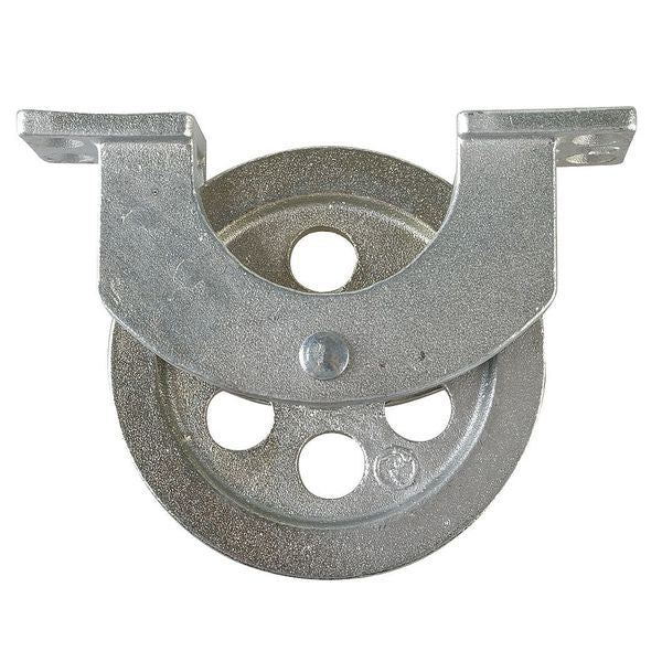 Pulley Block, Wire Rope, 9/64 in Max Cable Size, Electro-Galvanized