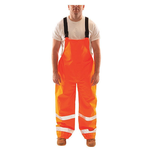 Icon Rain, Bib, Overall, Class, E, Orange, XL