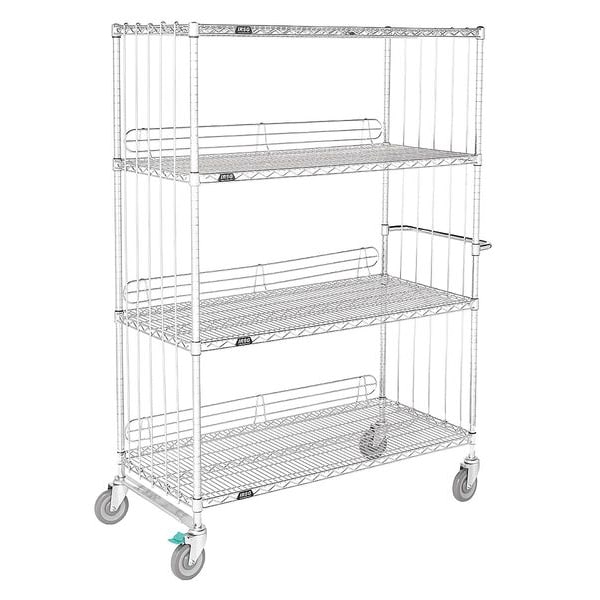 Wire Cart, 24 In. W, 48 In. L, Steel