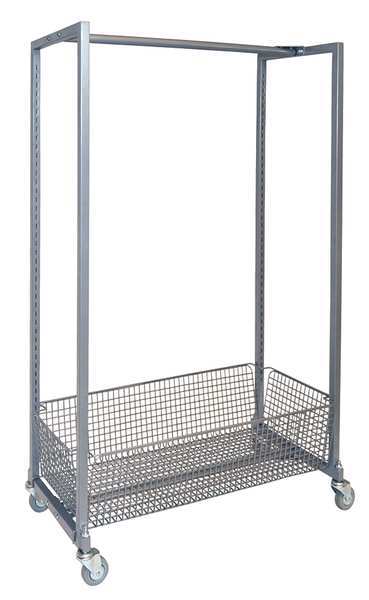 Mobile Hang Rail Rack, 36x17x55