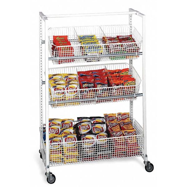 Mobile Hang Rail Rack, 36x17x55