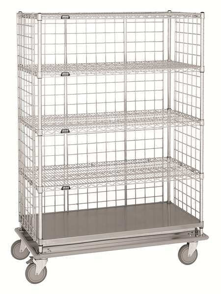 Wire Cart, 24 In. W, 60 In. L, Steel