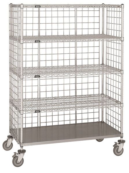 Wire Cart, 24 In. W, 60 In. L, Steel