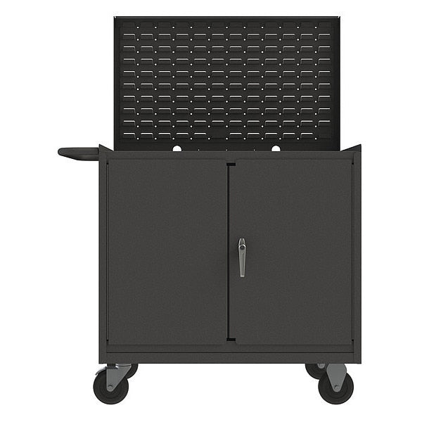 14 ga. Steel Mobile Cabinet with Louvered Panel 1400 lb. Capacity, 36