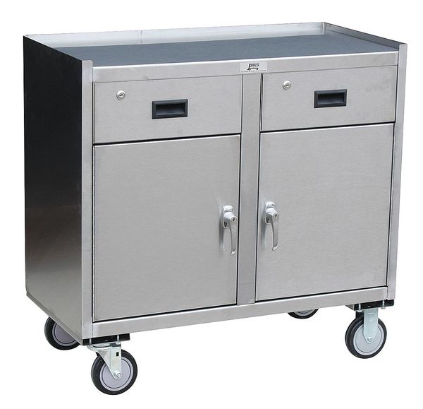 Mobile Workbench Cabinet, 1200 lb., 27 In.