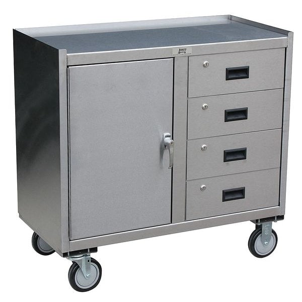 Mobile Workbench Cabinet, 27 In. L