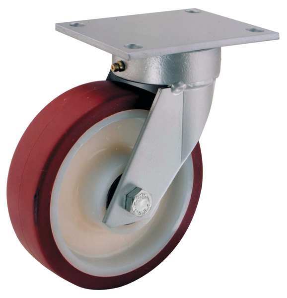 Plate Castr, Rgd, Polyurethane, 6