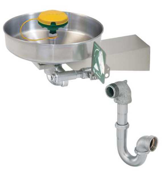Wall Mounted Eyewash Station Stainless Steel