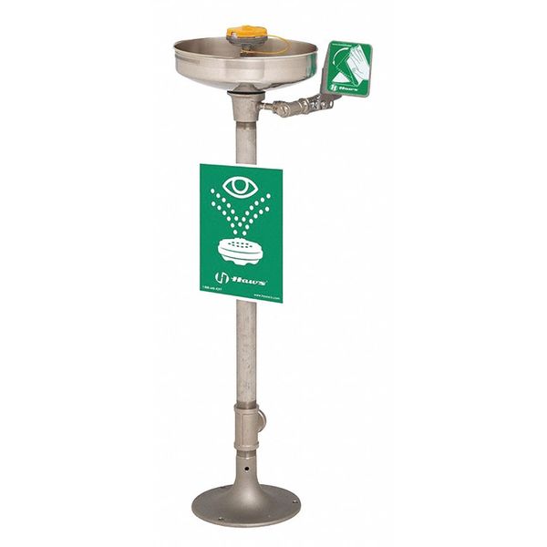 Pedestal Mounted Eyewash Station Stainless Steel