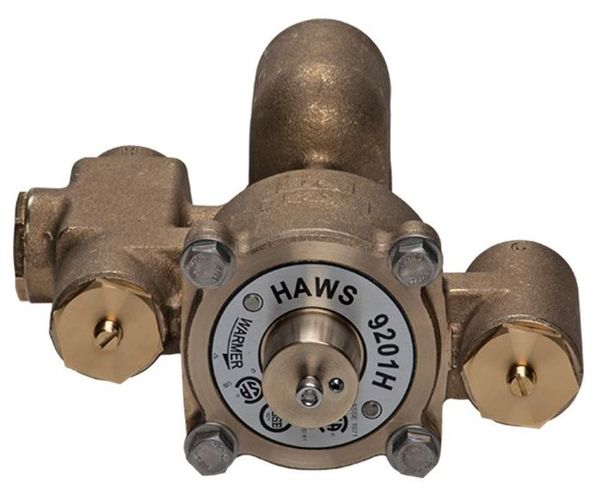 Emergency Mixing Valve, Lead Free, 31 gpm