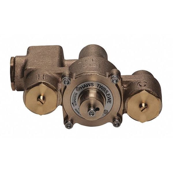 Emergency Mixing Valve, Lead Free, 12 gpm