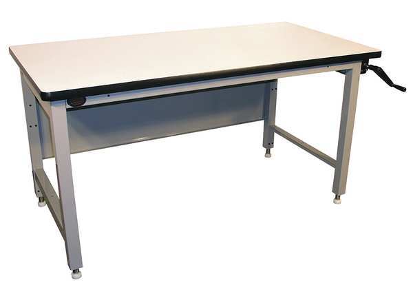 Hand Crank Ergo-line Heavy Duty Work Bench, Laminate, 60
