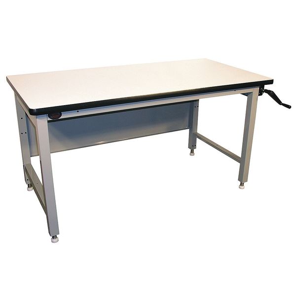 Hand Crank Ergo-line Heavy Duty Work Bench, ESD Laminate, 72