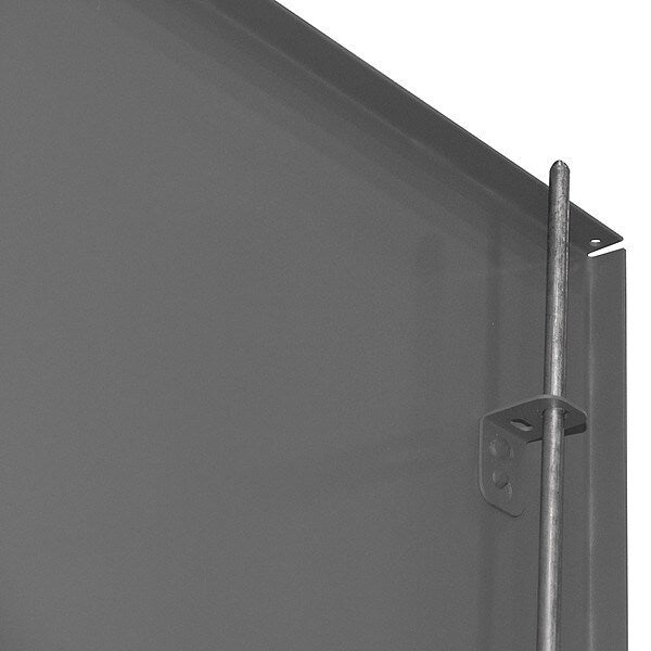 12 ga. ga. Steel Storage Cabinet, 72 in W, 78 in H, Stationary