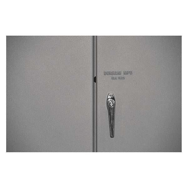 16 ga. ga. Steel Storage Cabinet, 36 in W, 84 in H, Stationary