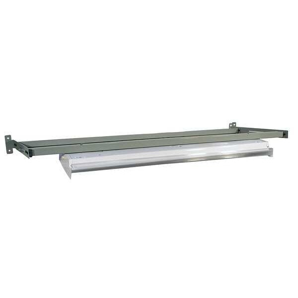Overhead Light/Frame, 60W x 26D x 5H, Gray