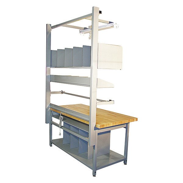 Bolted Packaging Work Benches, Butcher Block, 72
