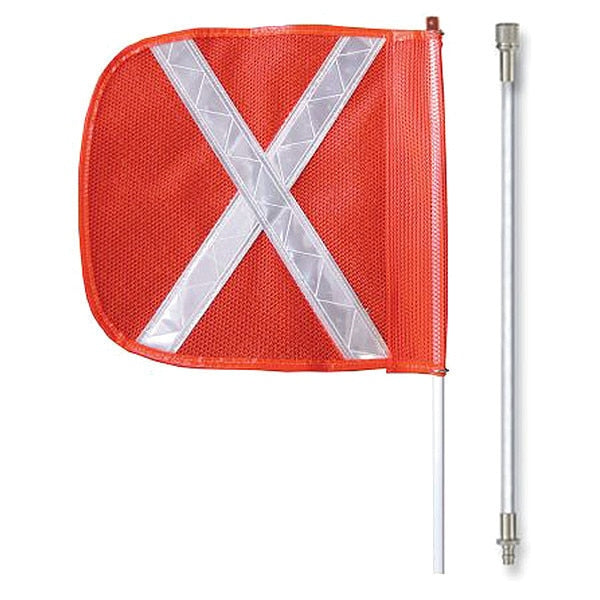 Warning Whip, 8 ft., Includes Flag