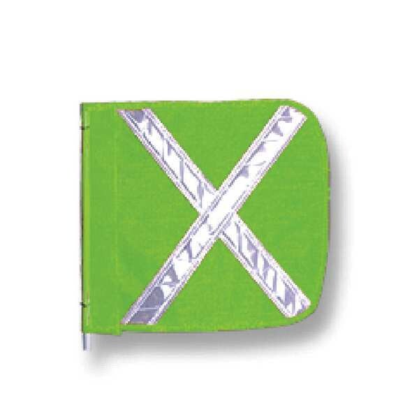 HD Flag, Reflexite X, 16x16 In, Green