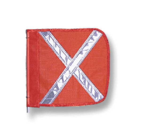 HD Flag, Reflexite X, 16x16 In, Orange