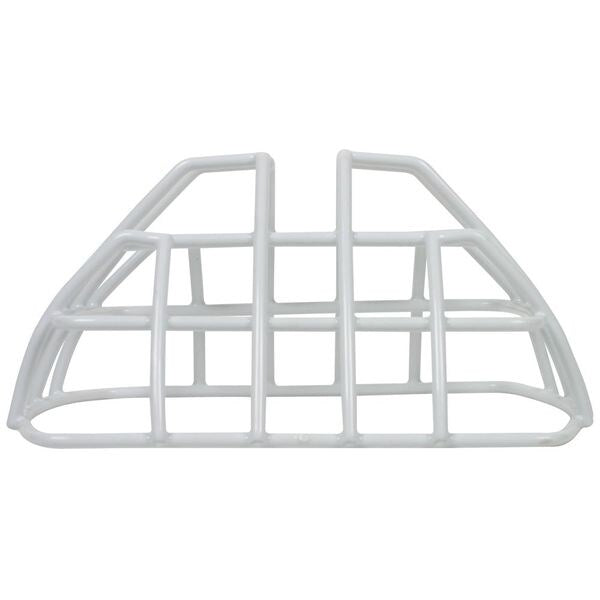 9-ga wire cage protects horn/strobe/spkr