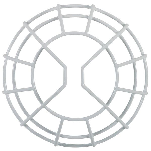 9-ga wire cage protects horn/strobe/spkr