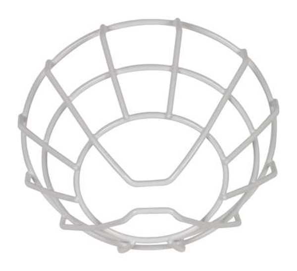 9-ga wire cage protects horn/strobe/spkr