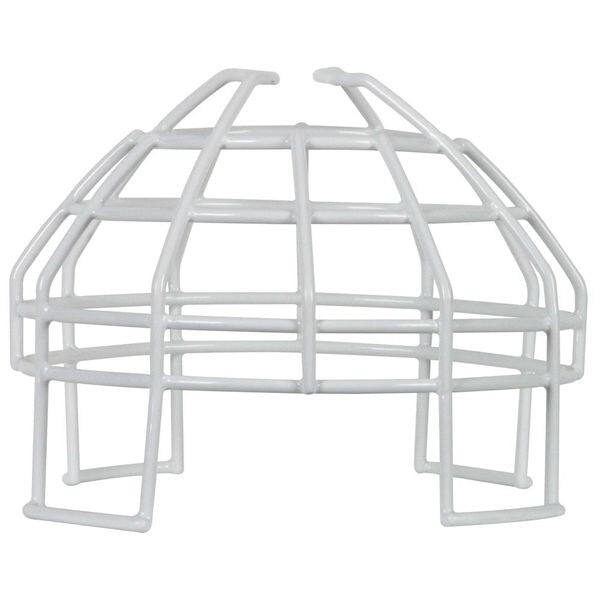 9-ga wire cage protects horn/strobe/spkr