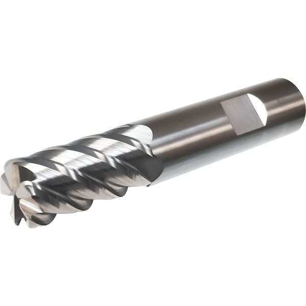 Carbide End Mill, Dia 1/4 In, Cut L 3/4 In