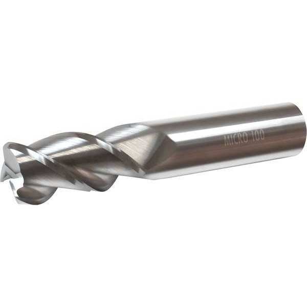 Carbide End Mill, Dia 5/16, Cut L 13/16