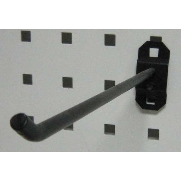 Single Rod Pegboard Hook, 8 In, PK5