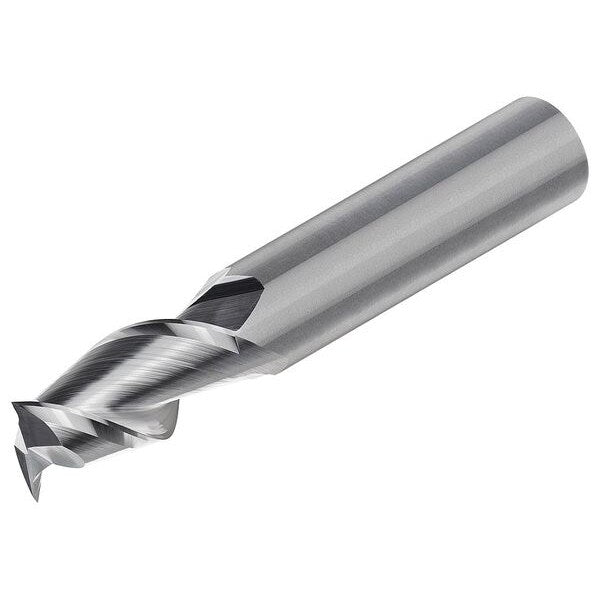 Carbide End Mill, Dia 1/4 In, Cut L 1/2 In