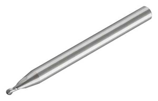 Carbide End Mill, Dia 0.012, Cut L 0.018