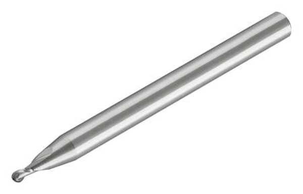 Carbide End Mill, Dia 0.024, Cut L 0.072