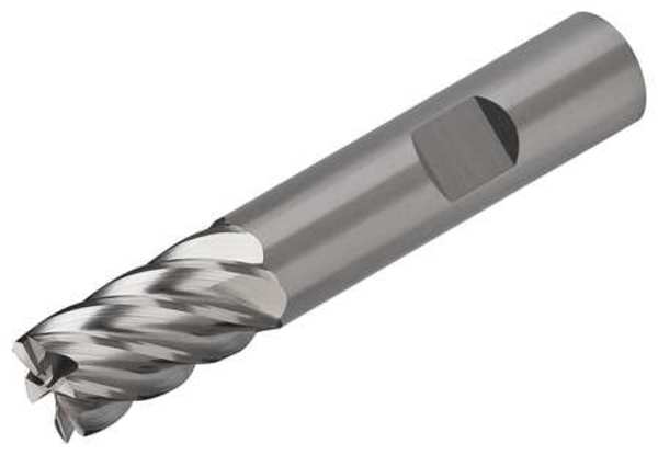Carbide End Mill, Dia 5/8, Cut L 1-1/4