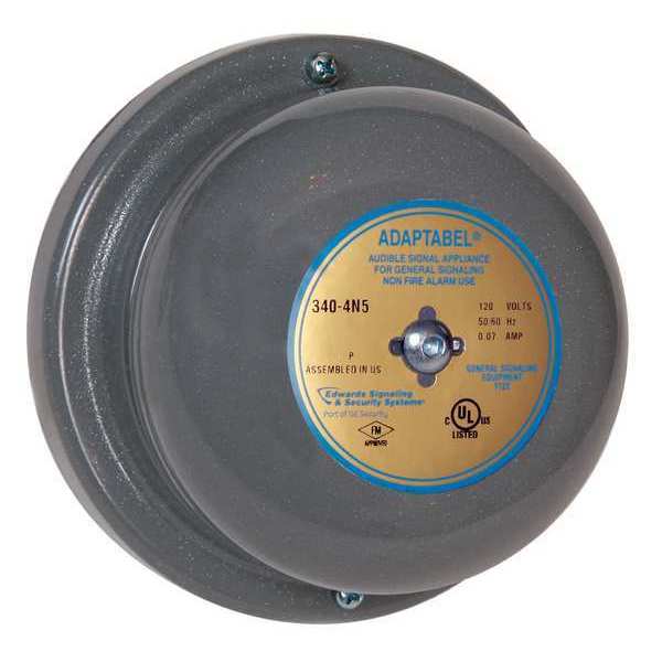 Bell, 120VAC, 0.062A, Gray