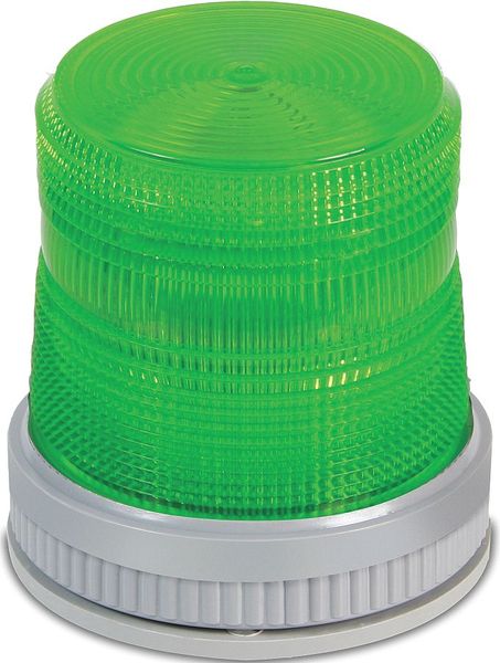 Warning Light, LED, 24VDC, Green, 65 FPM