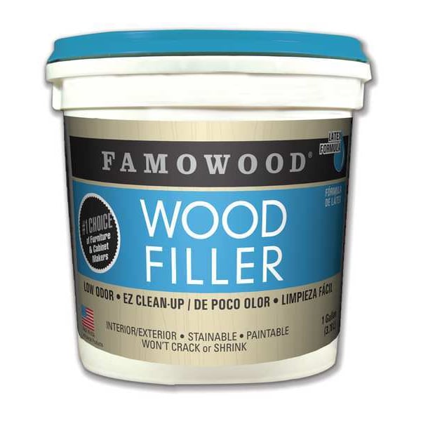 Wood Filler, 1 gal, Pail, Walnut