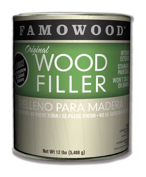 Wood Filler 192 oz Size, Pail Natural/Tupelo Original Wood Filler
