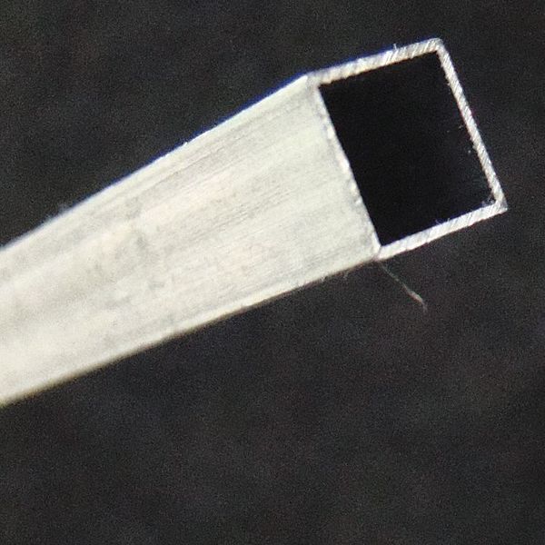 Tubing, Square, Aluminum, 3003 Alloy Type, 0.14