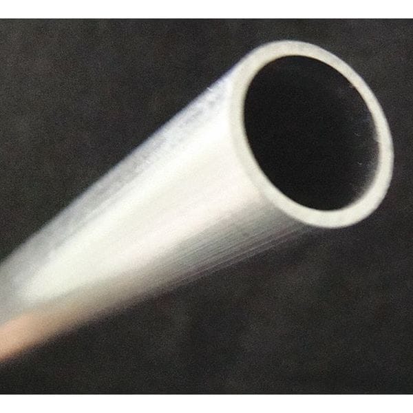 Tubing, Round, Aluminum, 6061-T6 Alloy Type, 1 ft. L.