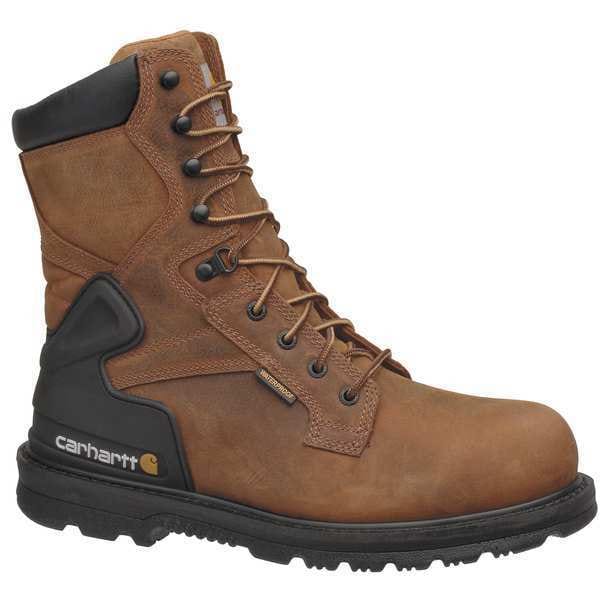 Size 13 Men's 8 in Work Boot Steel Work Boot, Brown