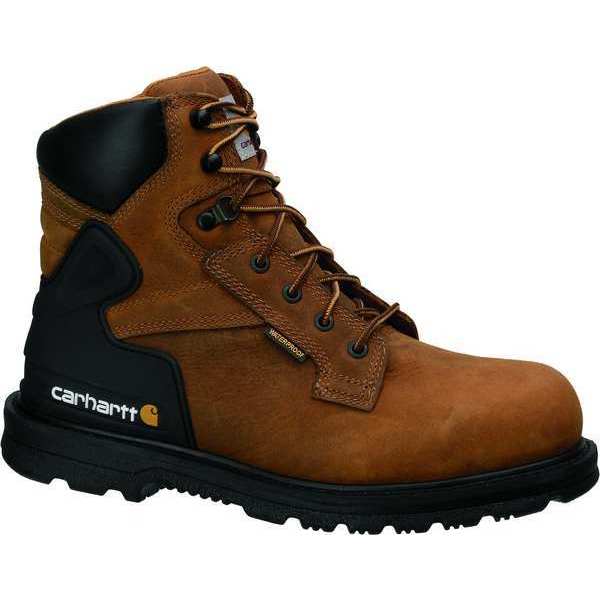 Size 11-1/2 Men's 6 in Work Boot Steel Work Boot, Brown