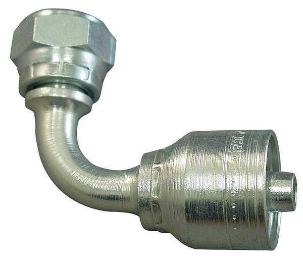 Hose Fitting, BSPP, 90 Deg, G 1 (1 In-11)