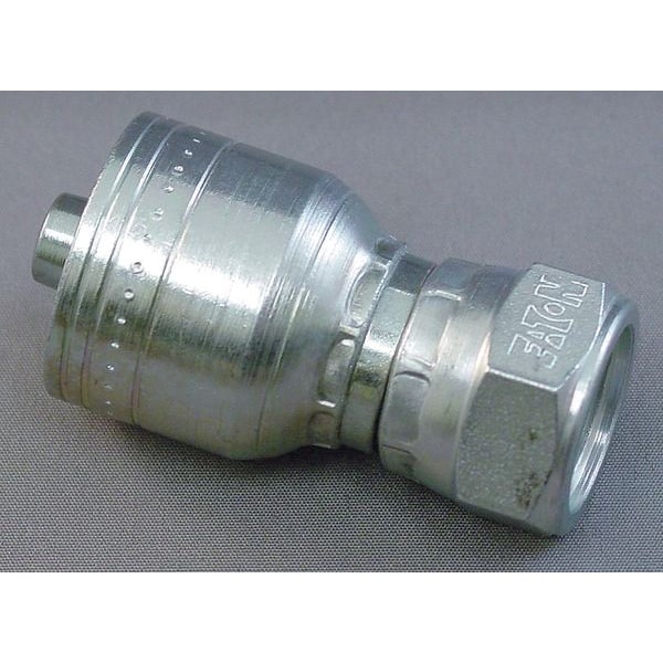 Hose Fitting, Crimp, BSPP, Straight, G 1-1/4