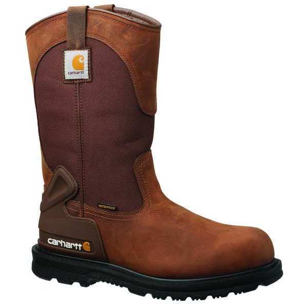 Size 9 Men's Western Boot Steel Work Boot, Brown