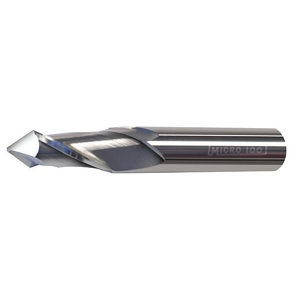 Carb End Mill, 5/8 In, 4FL, CC, AlTiN Coat