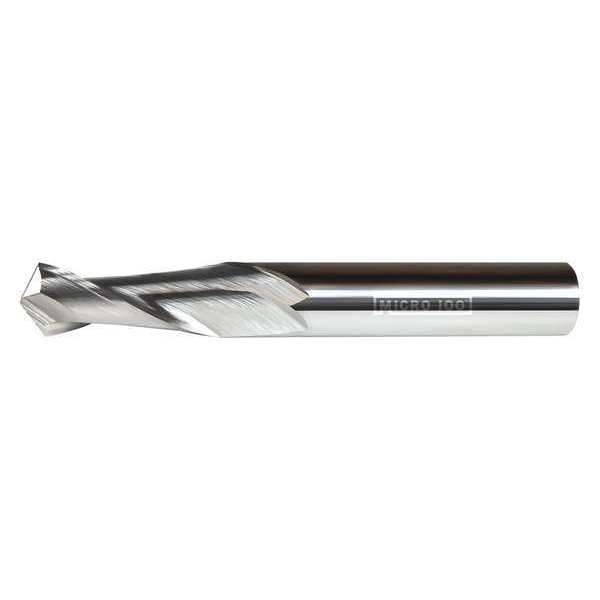 Carb End Mill, 4.00mm, 2FL, CC, Uncoated