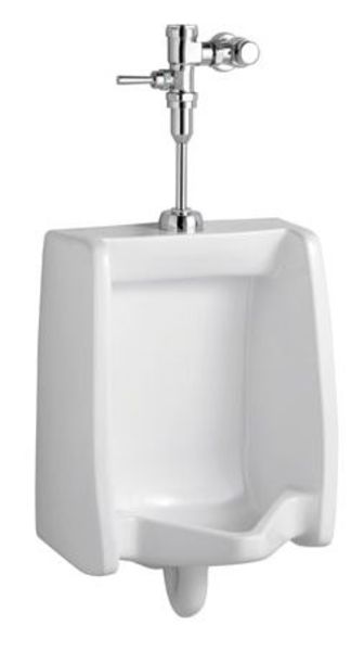 1.0 gpf, Urinal Manual Flush Valve, 3/4 in IPS Inlet